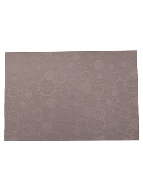 Kuber Industries 6 Pieces PVC Dining Table Place Mats (Brown ...