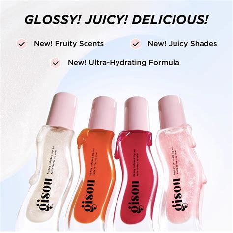 Gisou Honey Infused Lip Oil Hyaluronic Acid Hydrates India | Ubuy