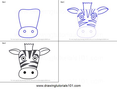 Image result for Zebra Face Drawing