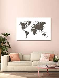 999Store Wooden Stretched Framed big painting with frame canvas world ...