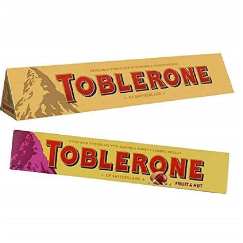 Toblerone Milk and Fruit N Nut Chocolate 100gm Pack of 2 – glamshow