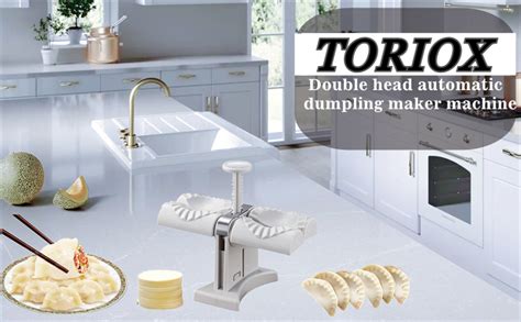 Buy Toriox Automatic Dumpling Mould Double Head Dumpling Mold Lazy ...