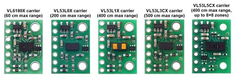VL53L5CX Time-of-Flight 8×8-Zone Distance Sensor Carrier with Voltage ...