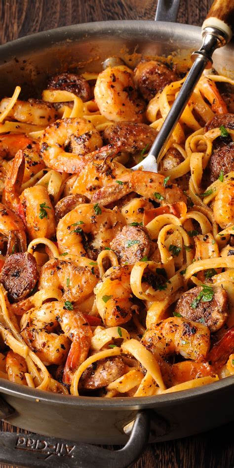 Cajun shrimp sausage pasta – Artofit