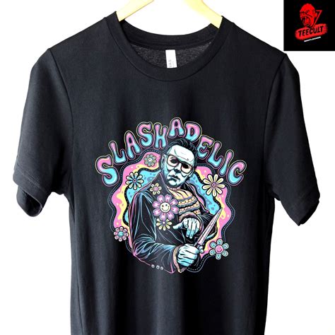 Michael Myers "Slashadelic" Funny Austin Powers Unisex Horror T-Shirt S–3XL 🎃 - Walmart.com