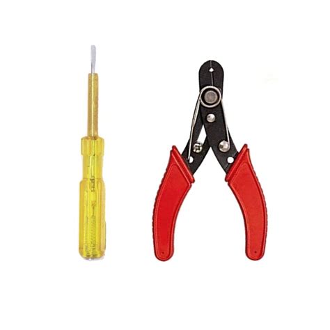 Buy Excel Impex Lineman Tester Screwdriver and 5 Inch Wire Stripper and ...