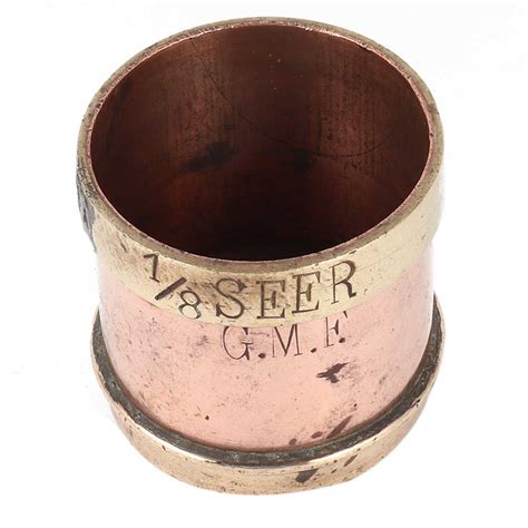Brass And Copper 1/8 Seer Measure India Cup