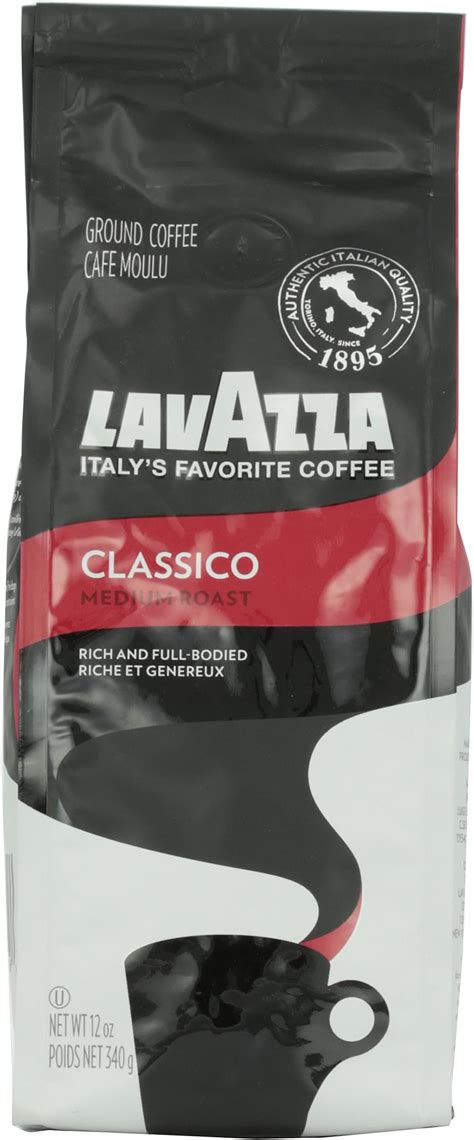 Amazon.com: Lavazza Italian Roast Ground Coffee 12oz Bag, Dark Roast ...