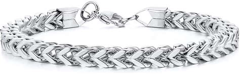 Amazon.in: Silver - Men's Bracelets & Kadas / Men's Jewellery: Jewellery