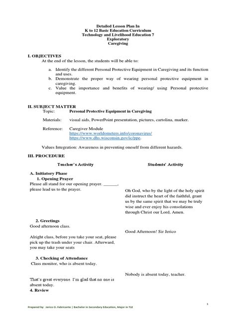 Image result for ProCare Learning Lesson Plan