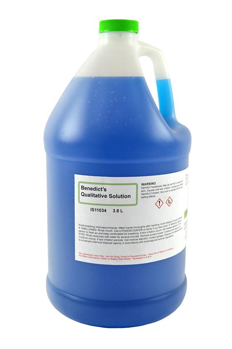 Benedict's Qualitative Solution, 3.8 Liter - Nebraska Scientific
