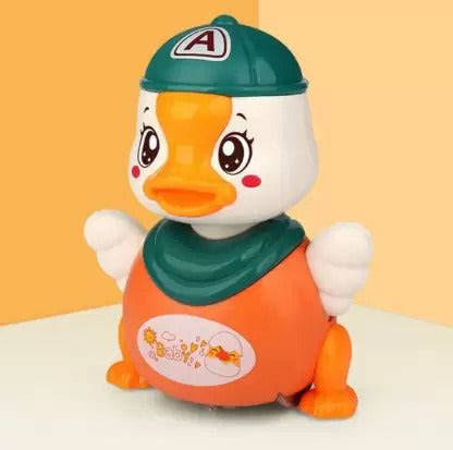 Duck Soft Toy, Children Stunt Electric 360 Degree Rotating Swing Duck