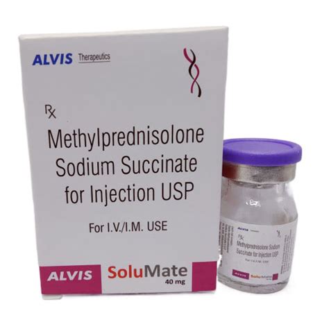 SOLUMATE 40MG INJECTION Alvis Labs