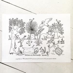 Buy Australian Biodiversity Colour in Printable Illustration Kids ...