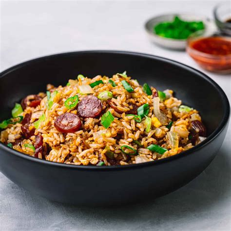 Chinese Sausage Fried Rice - Posh Journal