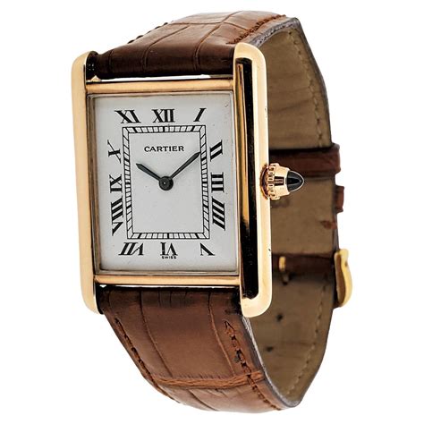 Cartier Rose Gold Tank Lc Watch, Pre-Owned, Men's or Unisex, circa 2018-2023 For Sale at 1stDibs ...