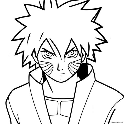 Sasuke With Sharingan Coloring Page (3792-3129)