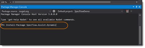SpecFlow Assist Dynamic Table 的图像结果