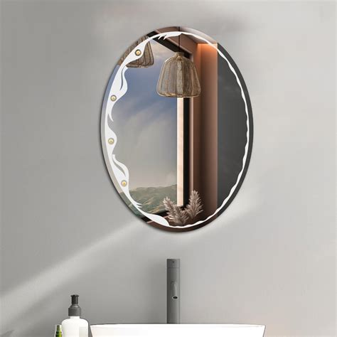 Buy The Deqor Wall Mirror for Bathroom |Decorative Mirror| Frameless ...