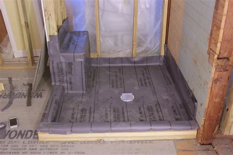 Installing PVC Shower Pan 的图像结果