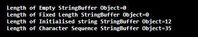 Image result for Java Program StringBuffer