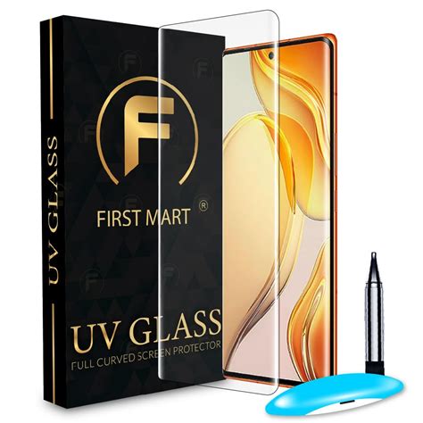 FIRST MART Advanced HD+ UV Tempered Glass for Tecno Phantom X2 Pro 5G ...