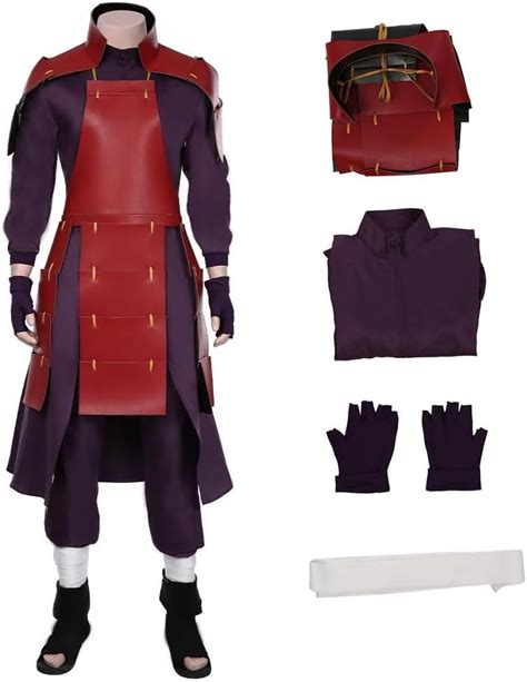 Juneboy Uchiha Madara Cosplay Costume Fighting Red Uniform India | Ubuy