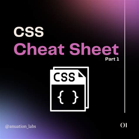 Image result for CSS Coding Cheat Sheet