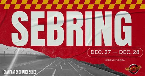 Martinelli Motorsports, Inc. Team Racing | ChampCar @ Sebring, Sebring ...