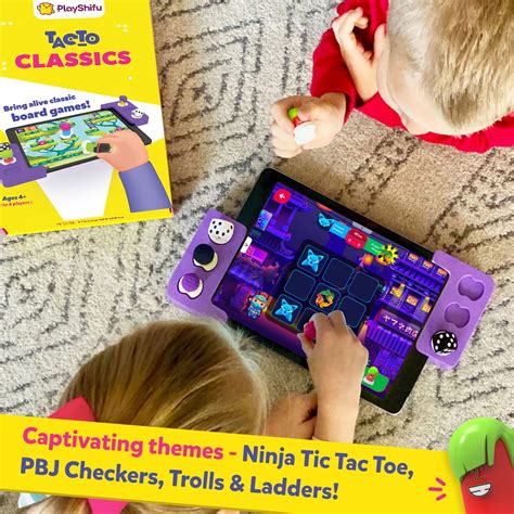 Buy PlayShifu Tacto Classics - 4in1 Digital Board Games - Ludo ...