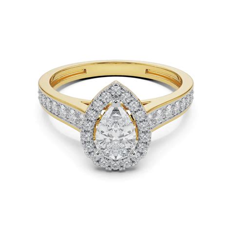 Buy Perky Pear Lab Grown Diamond Ring - Online – Emori