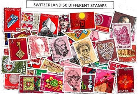 Buy Mahaphilla ~ Switzerland Or Helvetia 50 Different Stamps Genuine ...