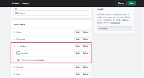 Image result for How to Add Drop Down Menu to Shopify