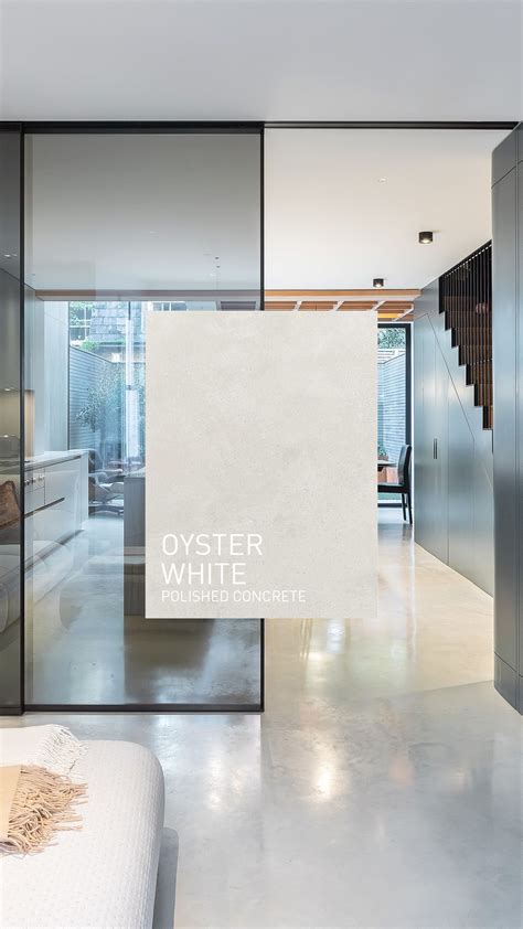 Lazenby's Oyster White Polished Concrete just oozes luxury. Stylish and ...