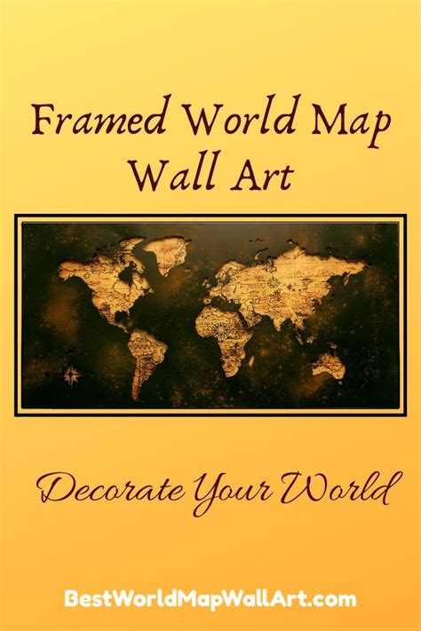 Framed World Map 的图像结果