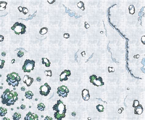 Image result for Snowy Forest RPG Map