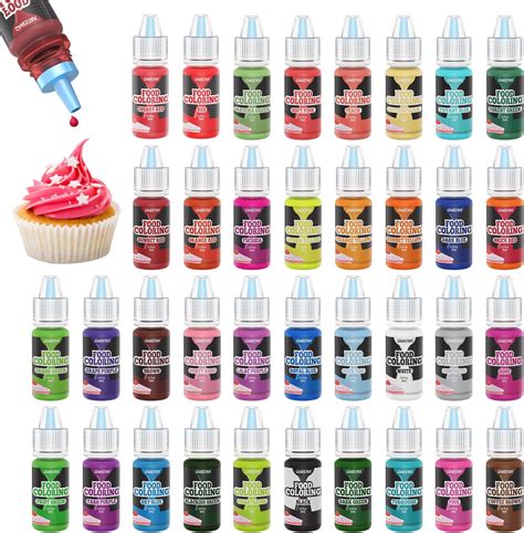 Amazon.com : Cakestar Food Coloring Liquid, 36 Vibrant Food Coloring ...