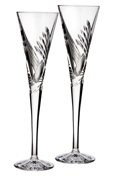 Waterford 'Wishes Beginnings' Lead Crystal Toasting Flutes | Nordstrom