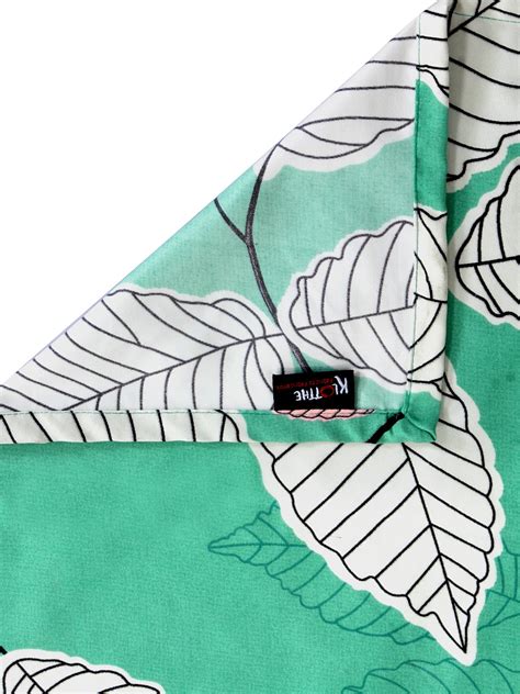 Klotthe Green Floral 210 TC Cotton 1 Single Bedsheet with 1 Pillow Cov ...