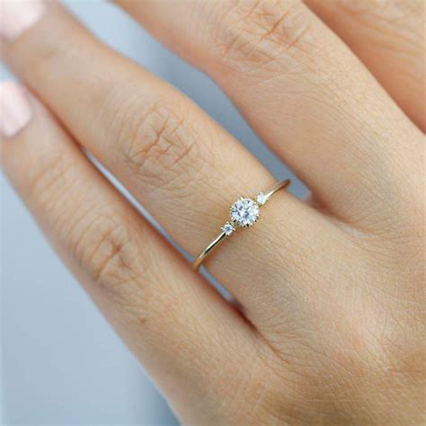 engagement rings simple