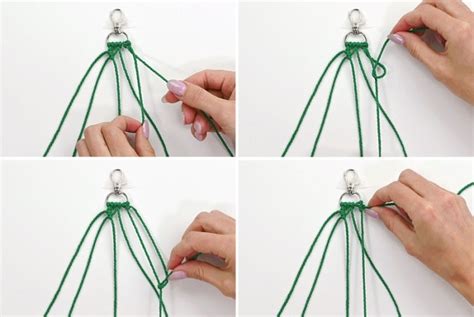 Image result for How to Make Macrame Keychains