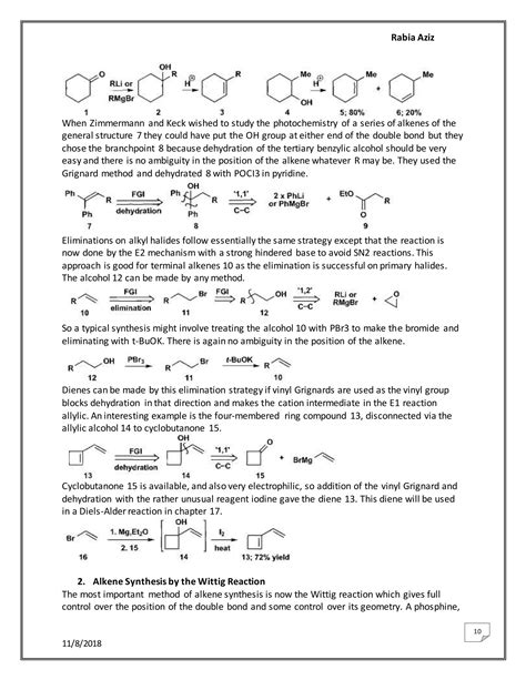 Organic Synthesis: | DOCX