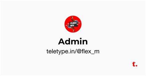 Admin — Teletype
