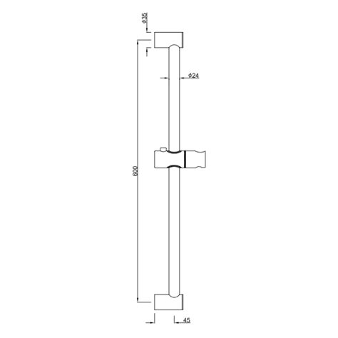 Jaquar - Hand Shower Sliding Rail - SHA 1199N on decure.in – Decure.in