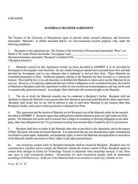 Fillable Online Instructions for Receiving Materials from Penn and ...