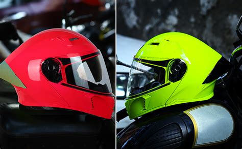 Steelbird SBA-20 7Wings ISI Certified Flip-Up Helmet with Black Spoiler ...