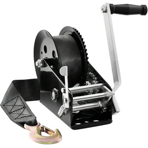 SKYSHALO Hand Winch, 3500 Lbs Pulling Capacity, Boat Trailer Winch ...