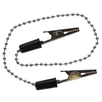 House Brand Dentistry 101230 Dental Bib Holder Clip Metal Chain Black 3 ...