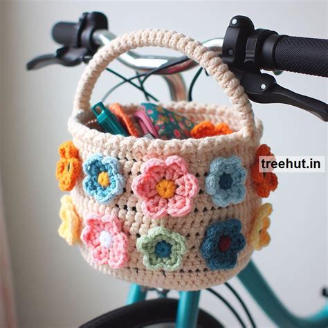 Crochet Bicycle Accessory Ideas | Bicycle Seat Cover | Crochet Bike Basket