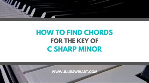 C Sharp Minor Piano Chord